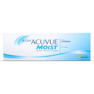 Johnson & Johnson - 1-Day Acuvue Moist - Daglenzen - 30 Lenzen - Etafilcon A