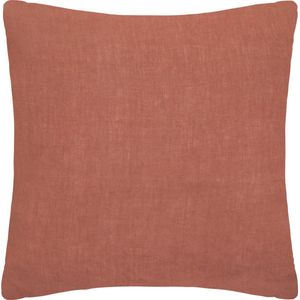 Atmosphera kussensloop 100% Linnen - 63 x 63 cm - Roze terracotta