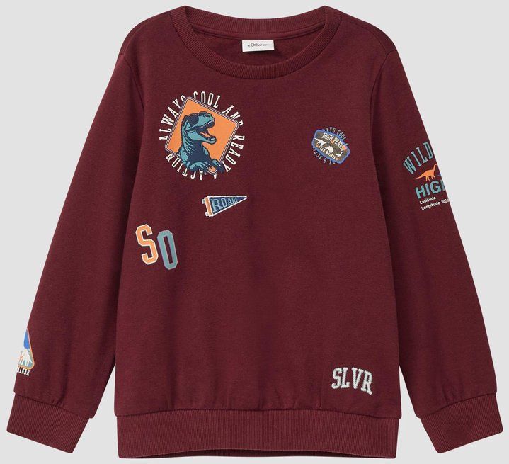 s.Oliver - Sweatshirt - Zacht - Met 3D Prints en Borduursels