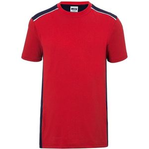 Fusible Systems - Heren James and Nicholson Workwear Level 2 T-Shirt (Roos/Navy)