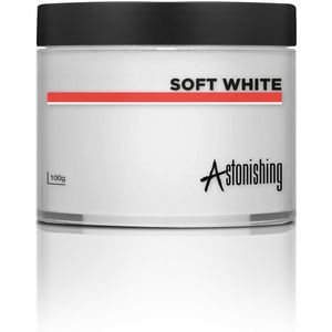 Astonishing - Acrylic Powder - Soft White - 100gr - Nagellak