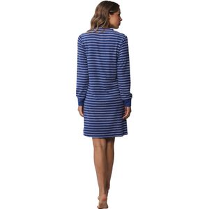 Pastunette - Linographics - Dames Nachthemd - Badstof - Blauwe Streep Print