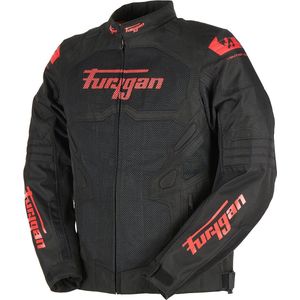 Furygan Jack Atom vented Evo Black Red M - Maat - Jas