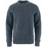 Fjällräven - Övik Waffle - Trui - Zwart - Regular Fit