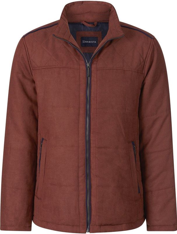 Babista - TERANOTTI - Imitatieleer Jas - Donkoranje