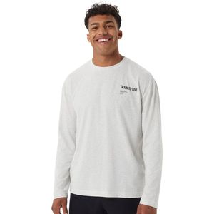 Björn Borg Borg Gym T-shirt Met Lange Mouwen - Lichtgrijs