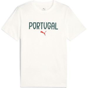 PUMA - ftblNRGY T-shirt - Rood - Katoen - Portugal Woordmerk