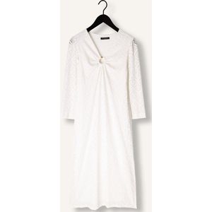 Ana Alcazar Maxi Dress Longsleeve Dames - Jurk - Wit - Maat 36