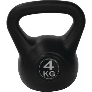 RS Sports Aerobic - Kettlebell - 4 kg - Zwart