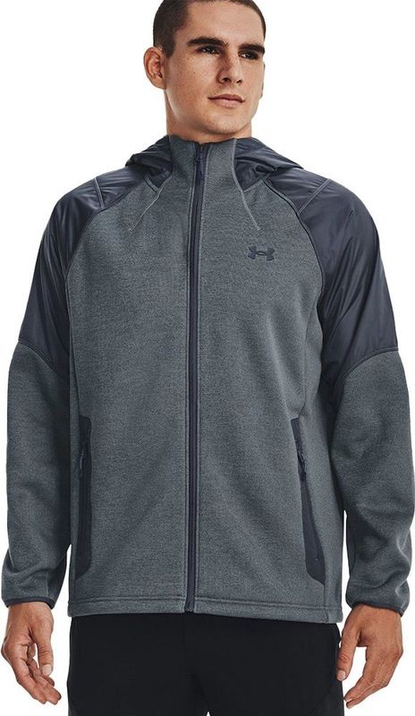 Under Armour - Swacket - Sweatshirt - Grijs - Met Rits