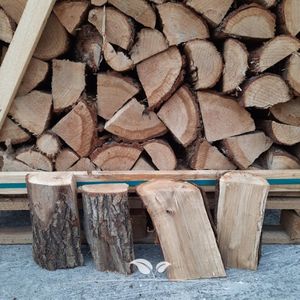 Haardhout, Eik | halve pallet 1,0 kuub strak gestapeld