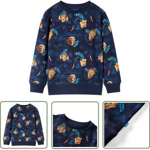 vidaXL Meisjestrui - Kindertrui - Kindertrui 92 marineblauw - Jongenstrui - Marineblauw - Kindermode