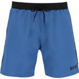 BOSS Zwemshorts 'Starfish'  pastelblauw / zwart