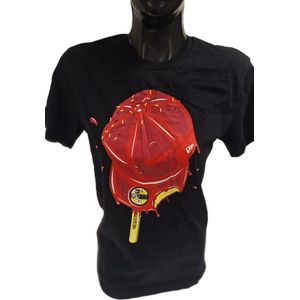 NEW ERA- TSHIRT-CAPPRINT-BLACK-S