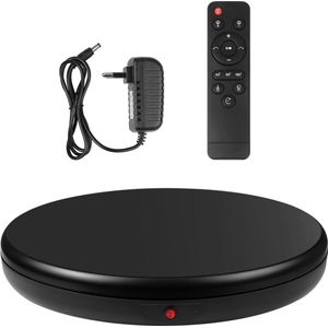 PULUZ 45cm draaitafelstandaard met afstandsbediening, snelheidsregeling, zwart, draagvermogen 100 kg