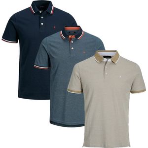 Jack & Jones Heren poloshirt 3 pack Paulos - Slim Fit