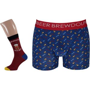 Apollo | 2-Pack Christmas Giftset | Boxershort & Socks | Beer