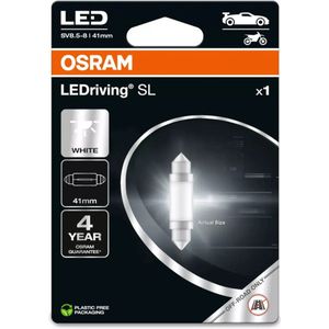 Osram LEDriving C10W 41mm White 6413DWP-1BL enkele lamp