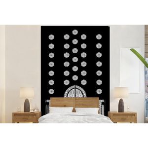 Architectuur - Zwart - Wit - Patroon - Behangpapier