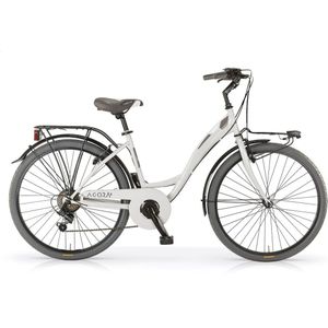 Stadsfiets Unique 28 inch - Met 6 versnellingen - Damesfiets - Framemaat 46 cm - V-brakes en remgrepen - Cream