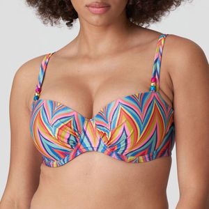 PrimaDonna Swim Kea Voorgevormde Bikini Top 4010816 Rainbow Paradise - maat EU 85F / FR 100F