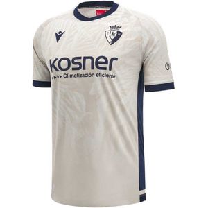 Macron Ca Osasuna 24/25 Weg T-shirt Met Korte Mouwen Wit 2XL