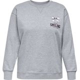 ONLY CARMAKOMA - Sweatshirt - O-hals - Lange Mouwen - Regular Fit