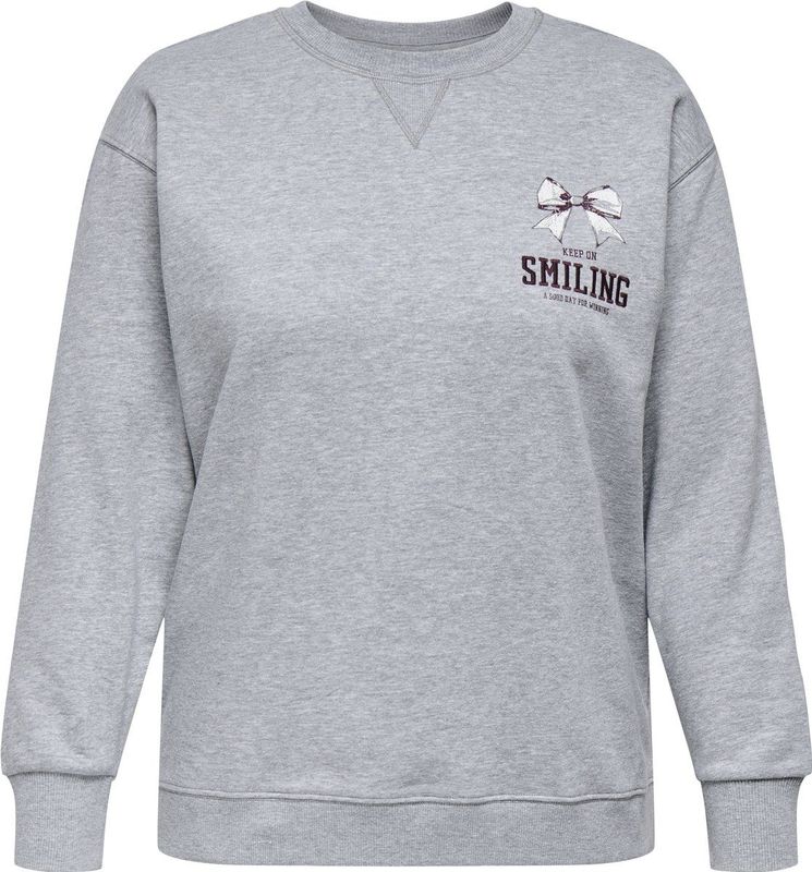 ONLY CARMAKOMA - Sweatshirt - O-hals - Lange Mouwen - Regular Fit