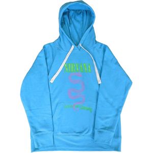 Nirvana - Serve The Servants Neon Hoodie/trui - XL - Blauw