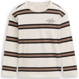 TOM TAILOR - T-shirt - Beige - 39073 - Lange Mouwen - Voor Jongens