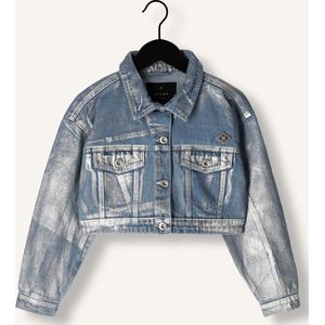 Nik & Nik Metallic Jacket Jassen Meisjes - Winterjas - Blauw - Maat 164