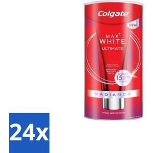 Colgate - Tandpasta - Max White - Ultimate Radiance Whitening - 75 ml - Voordeelverpakking - 24 stuks
