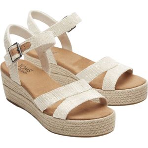 Toms - Audrey - Sandalen - Beige - Linnen