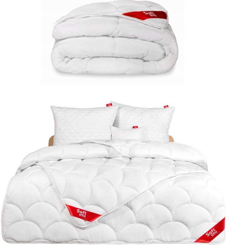 Softimi - Premium Dekbed - 160 x 200 cm - Microvezel - Hypoallergeen - Öko-Tex-gecertificeerd