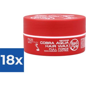 Redone Haar Styling Wax Hairwax 150 ml - Cobra Aqua - Voordeelverpakking 18 stuks
