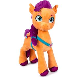 Sunny Starscout – My Little Pony Pluche Knuffel 25 cm {Speelgoed Knuffeldier voor kinderen jongens meisjes | My Little Pony: Een nieuwe generatie | Bekend van Netflix | Pipp Petals, Zipp Storm, Sunny Starscout, Izzy Moonbow, Hitch Trailblazer}