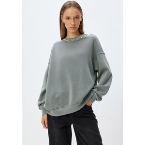 Ronde kraag Wasbaar Sweatshirt