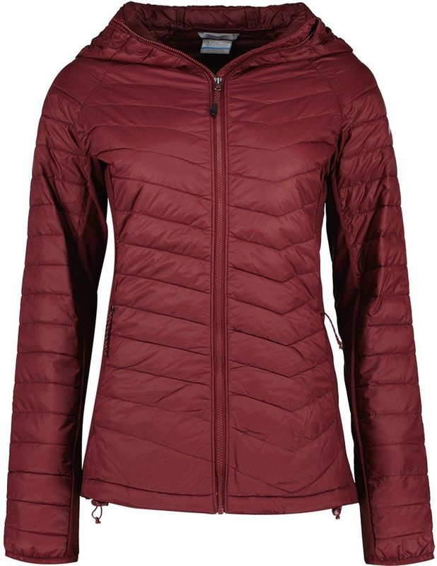 Columbia - Powder Pass II Hybrid - Jas - Rood - Vrouw