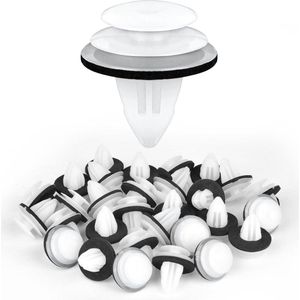 50 stuks Auto Retainer Clips - Deurbekleding Klemmen - Plastic Deurpaneel Clips - Universele Auto Push Pin Fastener - Klinknagels - Auto Deur Bumper Fender Retainer Clips Reparatie Kit