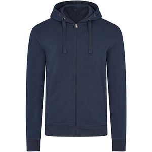Men´s Hooded Jacket 'Premium' met ritssluiting Navy - XL