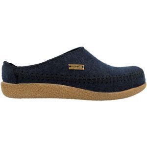 Haflinger - Pantoffels - Blauw - Stof