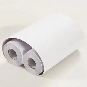 CSGoods - Zelfklevende behangrand in wit mat - 15 cm x 1000 cm - eenvoudige montage voor muren.