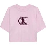 Calvin Klein Jeans Shirt  donkeroranje / lichtroze