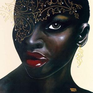 Sandra Knuyt - Ebony Kunstdruk 70x70cm