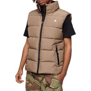 Superdry Sports Puffer Bodywarmer Beige - Maat L - Heren - Bodywarmers