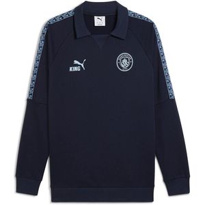 PUMA - KING Drill Top - Blauw - Heren Sporttop