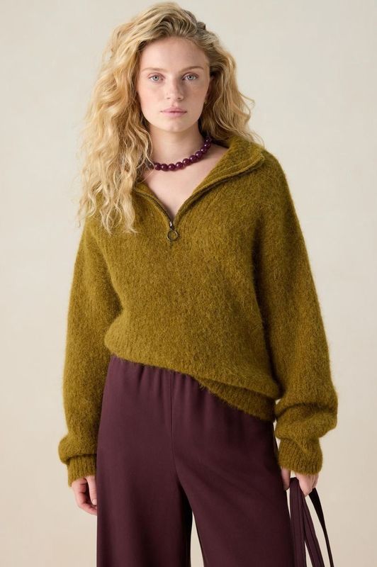 Sissy-Boy - Donkergroene Trui - Schipperstruien