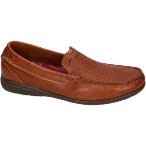 Fluchos -Heren -  cognac/caramel - mocassins - maat 41