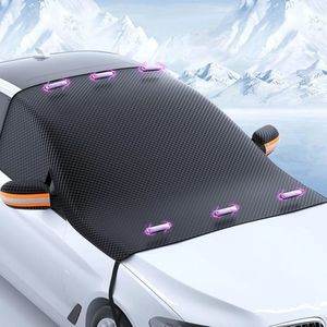 Auto voorruitafdekking voor Seat Arona,Ultra-Dikke Auto Voorruitbeschermer Afdekzeil Autohoes Halve Zonwering Afdekking Winter Sneeuw, Tegen Zon, Stof, Ijs Auto-Accessoires,B