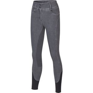 Kingsland KLKayce Dames Denim Full Grip Rijbroek XL Denim Gray